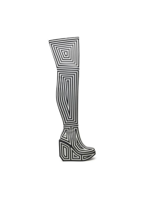 United Nude Kozaki Wa Long Boot Hi 1087851082 Szary. Kolor: szary. Materiał: materiał