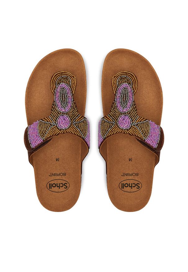 Japonki Scholl. Kolor: brązowy