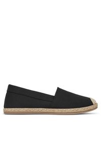 Jenny - JENNY Espadryle WSK1609-20 Czarny. Kolor: czarny. Materiał: materiał