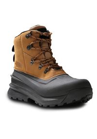 The North Face Śniegowce Chilkat V Lace Wp NF0A5LW3YW21 Brązowy. Kolor: brązowy. Materiał: skóra