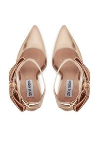 Steve Madden Szpilki Deville SM11003196 Złoty. Kolor: złoty. Materiał: skóra. Obcas: na szpilce #6