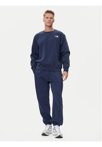 The North Face Bluza Essential NF0A89ET Granatowy Regular Fit. Kolor: niebieski. Materiał: syntetyk, bawełna #3