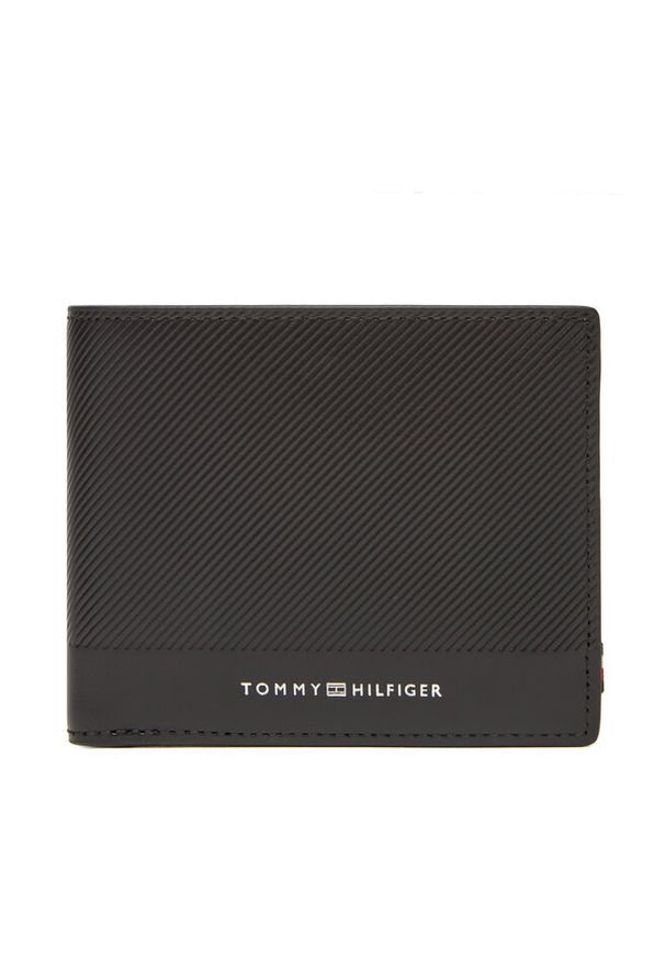 TOMMY HILFIGER - Duży Portfel Męski Tommy Hilfiger. Kolor: czarny