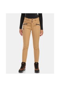 Spodnie softshell damskie Kilpi MAURA-W. Kolor: beżowy. Materiał: softshell. Sezon: zima. Sport: narciarstwo #1