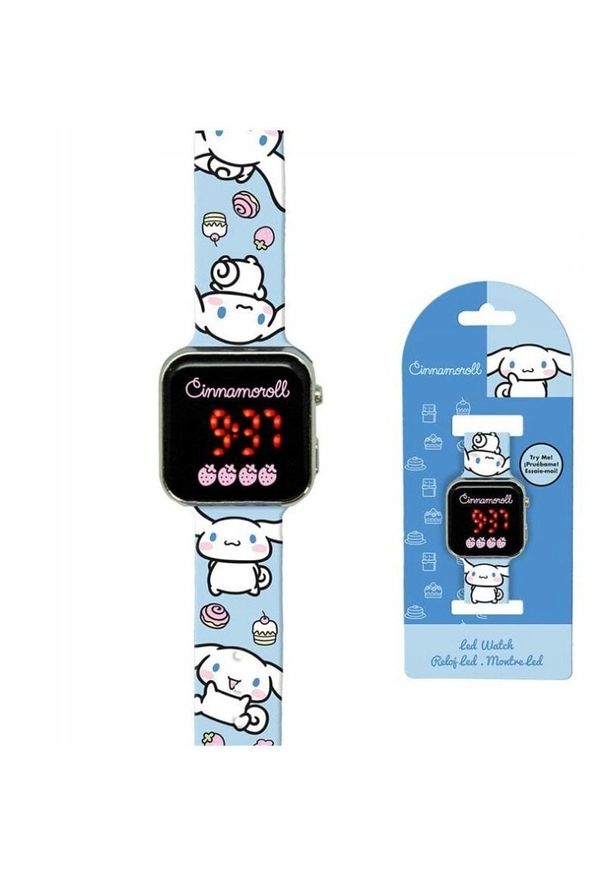 KIDS - Cyfrowy Zegarek Led Cyfrowy Dziecięcy Dla Dziecka Hello Kitty Cinnamoroll / Cin0001. Rodzaj zegarka: cyfrowe