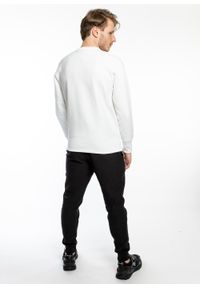 Bluza męska Champion Premium Reverse Weave Fleece Sweatshirt (215160-WW001). Kolor: biały. Materiał: materiał. Styl: elegancki, sportowy