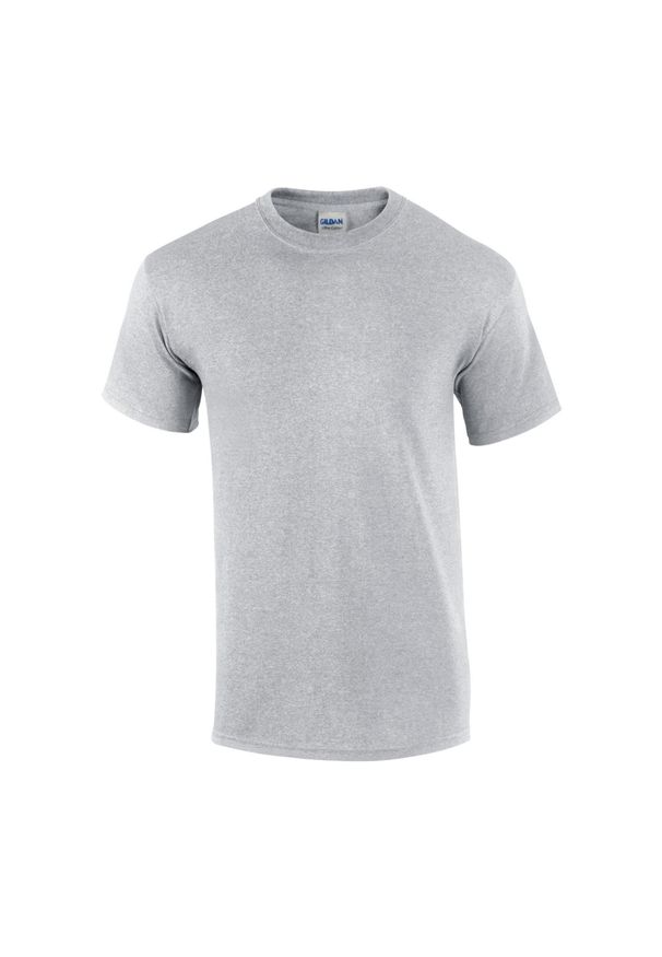 GILDAN - Koszulka Unisex Dla Dorosłych Z Mieszanki Bawełny Ultra. Kolor: szary. Materiał: bawełna. Sport: turystyka piesza