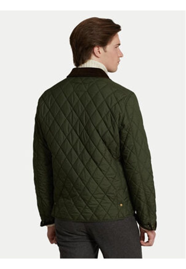 Polo Ralph Lauren Kurtka przejściowa 710847071001 Zielony Regular Fit. Typ kołnierza: polo. Kolor: zielony. Materiał: syntetyk