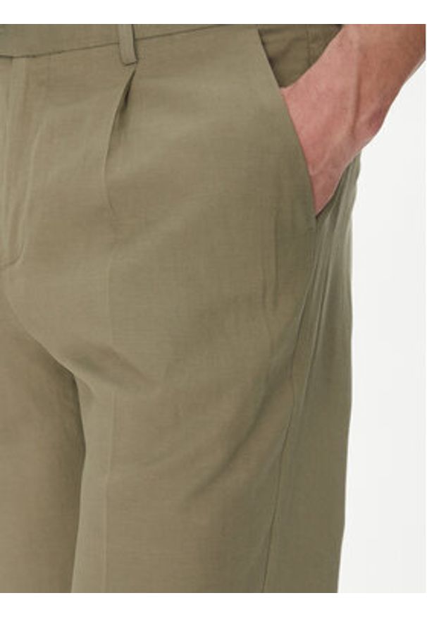 Marciano Guess Spodnie materiałowe 5GHB17 2310Z Zielony Regular Fit. Kolor: zielony. Materiał: lyocell
