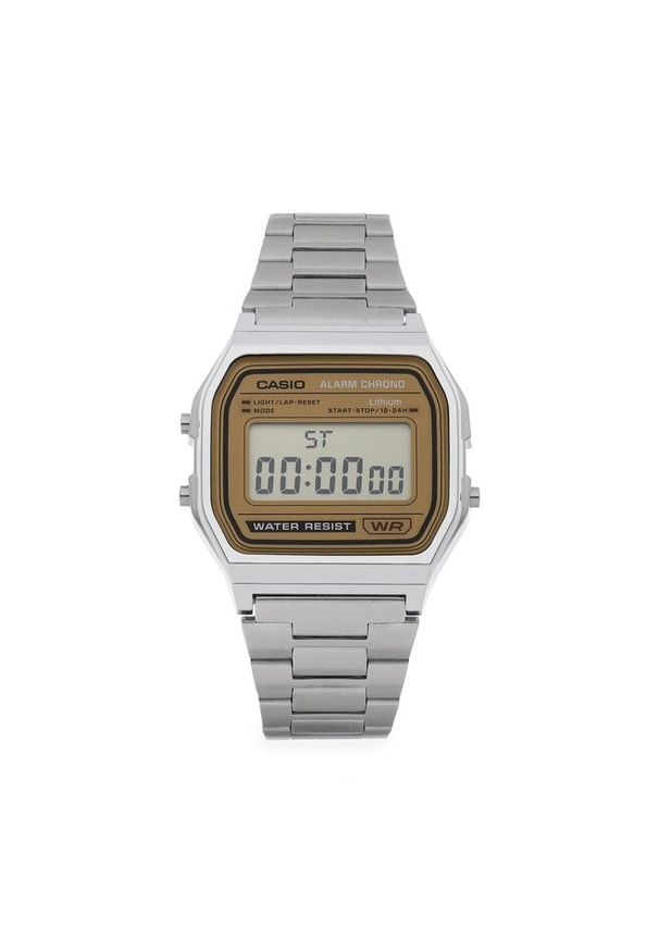 Zegarek Casio. Kolor: srebrny. Styl: vintage