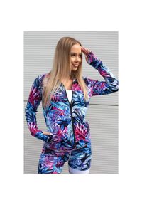 2SkIN - Bluza termiczna damska do biegania 2skin Time to Run Tropicana. Kolor: wielokolorowy. Sport: bieganie