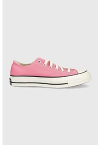 Converse tenisówki CHUCK 70 damskie kolor różowy. Nosek buta: okrągły. Zapięcie: sznurówki. Kolor: różowy. Materiał: guma