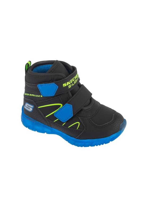 skechers - Buty zimowe chłopięce, Illumi-Brights. Okazja: na co dzień. Kolor: czarny. Sezon: zima