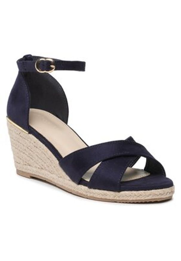 Jenny Fairy Espadryle WSS20802-01 Granatowy. Kolor: niebieski. Materiał: materiał