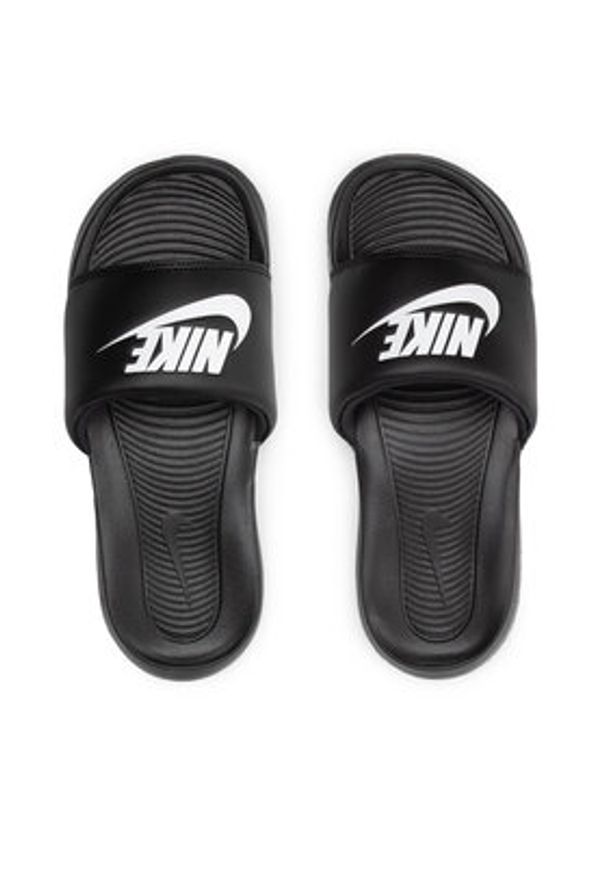 Nike Klapki Victori One Slide CN9677 005 Czarny. Kolor: czarny. Materiał: skóra