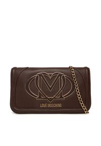 Love Moschino - LOVE MOSCHINO Torebka JC4010PP1NLG0301 Brązowy. Kolor: brązowy. Materiał: skórzane