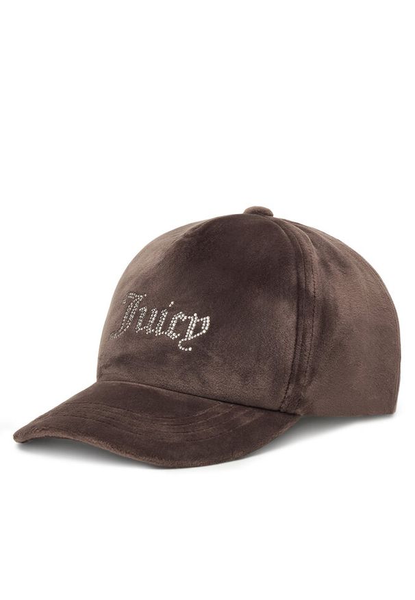Czapka z daszkiem Juicy Couture. Kolor: brązowy