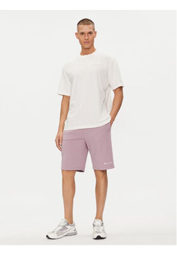 Champion Szorty sportowe E20002 Fioletowy Regular Fit. Kolor: fioletowy. Materiał: bawełna. Styl: sportowy