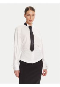 Elisabetta Franchi Koszula re Biały Regular Fit. Kolor: biały. Materiał: bawełna