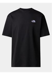The North Face T-Shirt Simple Dome NF0A87NR Czarny Oversize. Kolor: czarny. Materiał: bawełna #5