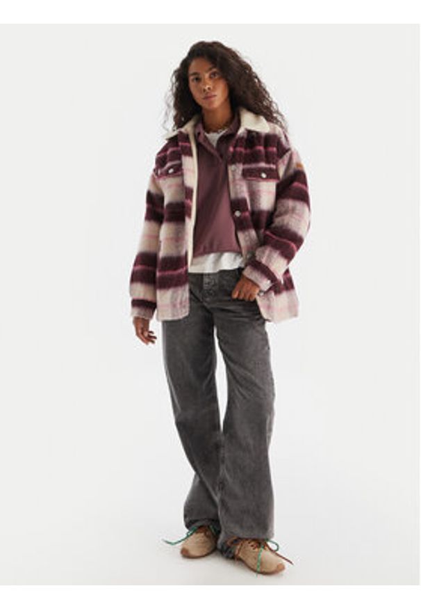 Roxy Kurtka przejściowa Passage Of Time ERJJK03670 Bordowy Relaxed Fit. Kolor: czerwony. Materiał: syntetyk