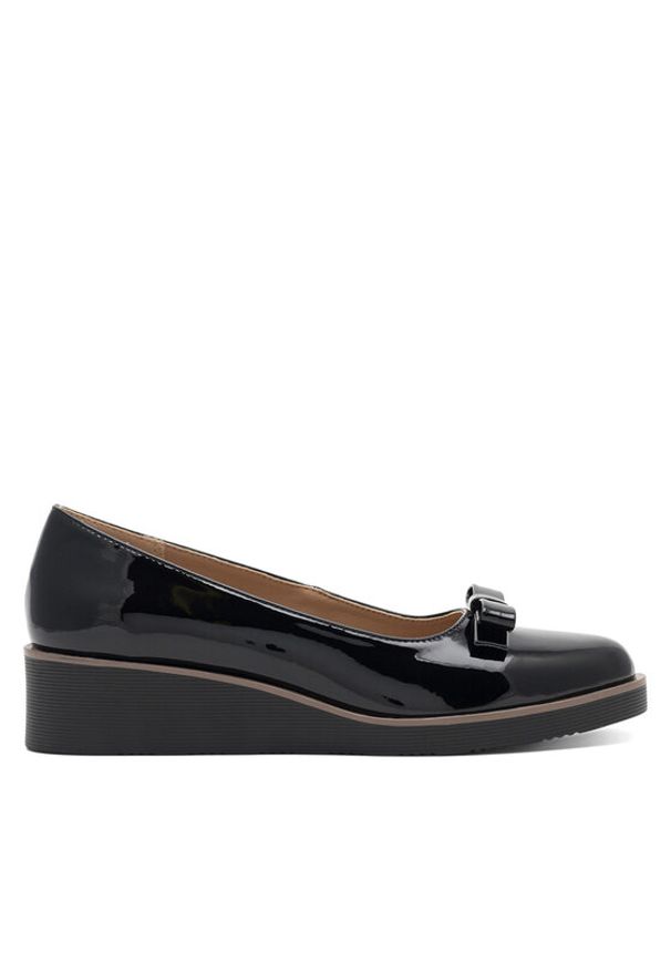 Clara Barson Baleriny WYL3395-3 Czarny. Kolor: czarny. Materiał: materiał