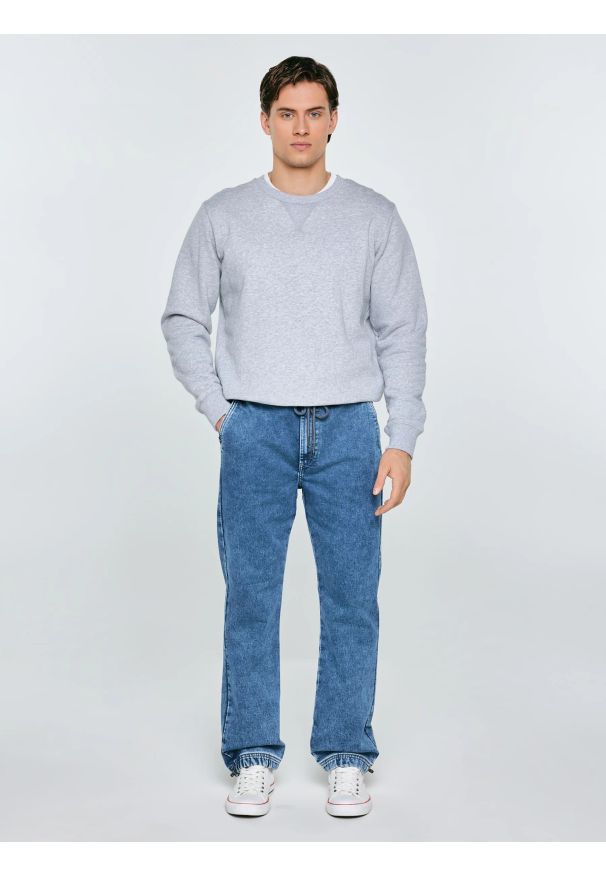 Big-Star - Jeansy męskie loose niebieskie Willu 319. Kolor: niebieski. Sezon: lato. Styl: retro, klasyczny, wakacyjny