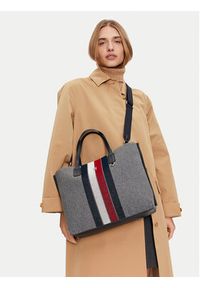 TOMMY HILFIGER - Tommy Hilfiger Torebka AW0AW17034 Szary. Kolor: szary #4