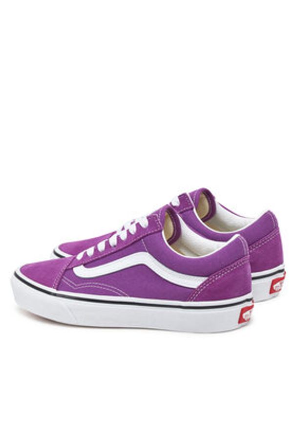 Vans Tenisówki Old Skool VN000D6WE2T1 Fioletowy. Kolor: fioletowy. Materiał: skóra, zamsz
