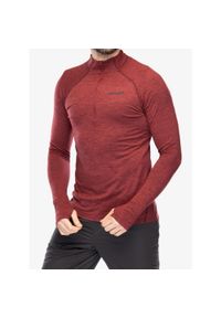 Bluza z zamkiem męska Inov-8 Train Elite Mid LSZ. Kolor: czerwony