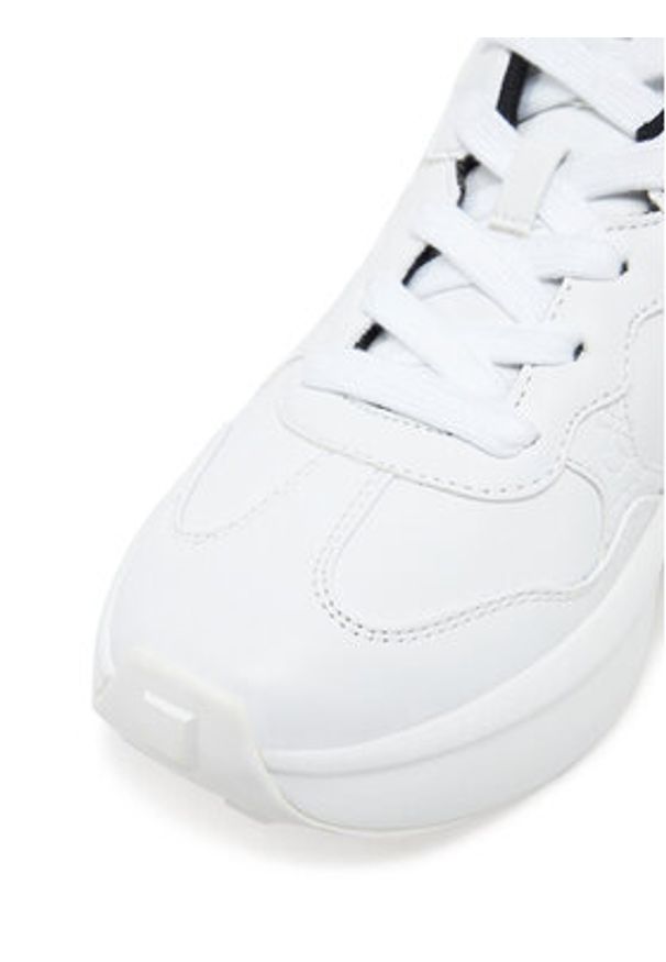 Guess Sneakersy FLPLUC ELE12 Biały. Kolor: biały. Materiał: skóra
