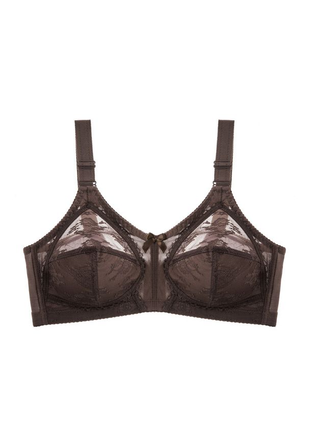 Intica - Biustonosz z podparciem plus size z koronkowym wykończeniem Sevleta. Kolekcja: plus size. Materiał: koronka. Wzór: koronka