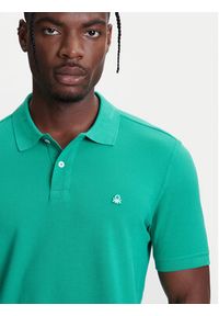 United Colors of Benetton - United Colors Of Benetton Polo 3089J3179 Zielony Regular Fit. Typ kołnierza: polo. Kolor: zielony. Materiał: bawełna #4