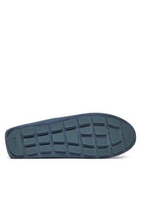 BOSS Mokasyny Roxanne 50548657 Granatowy. Kolor: niebieski. Materiał: zamsz, skóra