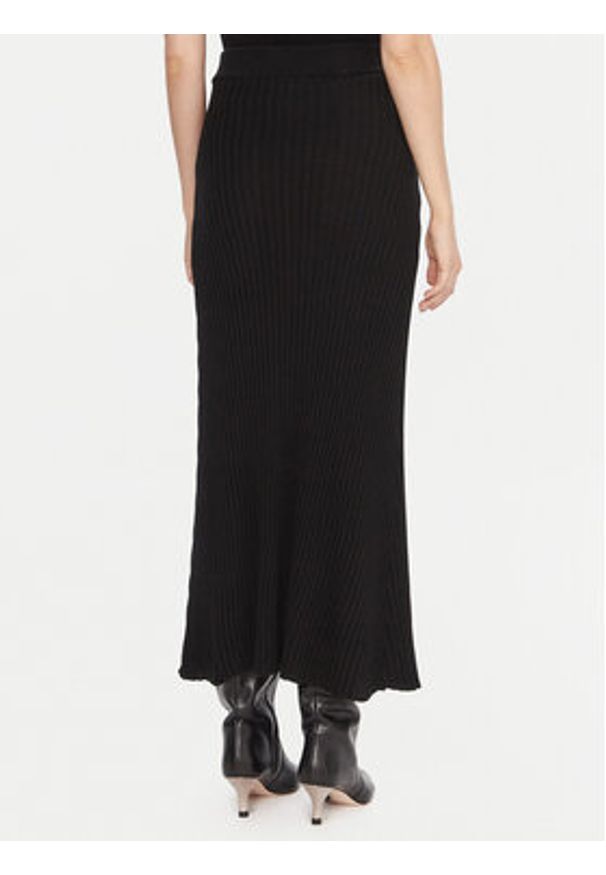 Kontatto Spódnica maxi 3M0955C Czarny Regular Fit. Kolor: czarny. Materiał: syntetyk