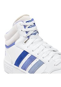 Adidas - adidas Sneakersy Hoops 3.0 Mid IH0161 Biały. Kolor: biały. Materiał: skóra #6