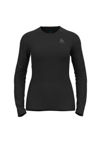 Koszulka termoaktywna z długim rękawem damska Odlo FUNDAMENTALS ACTIVE. Kolor: szary, wielokolorowy, czarny. Długość rękawa: długi rękaw. Długość: długie #1