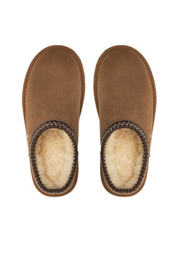 EMU Australia Śniegowce Sharky Scuff W13179 Brązowy. Kolor: brązowy. Materiał: wełna