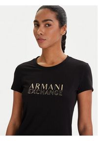 Armani Exchange T-Shirt XW001837 AF16294 UC001 Czarny Slim Fit. Kolor: czarny. Materiał: bawełna #4