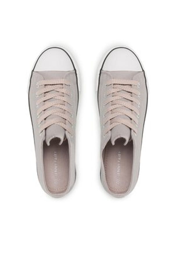 Jenny Fairy Sneakersy WS071201-01 Czarny. Kolor: czarny. Materiał: materiał