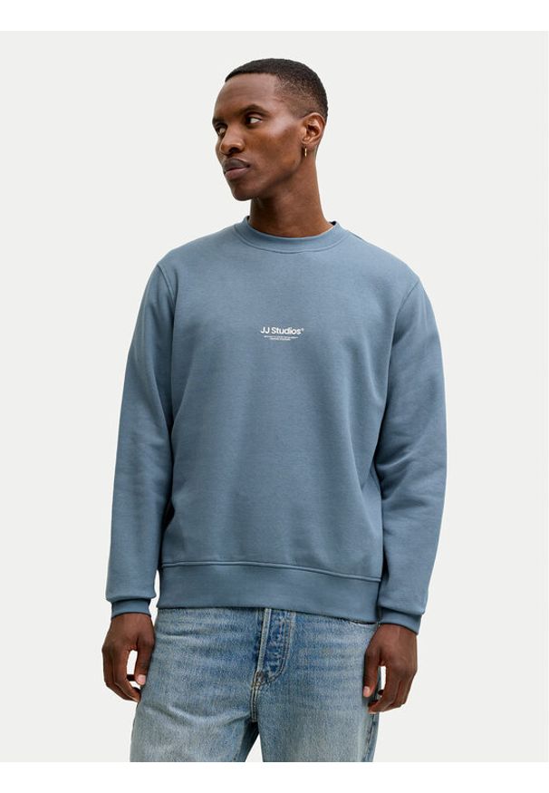 Jack & Jones Bluza Soho 12278791 Niebieski Relaxed Fit. Kolor: niebieski. Materiał: bawełna