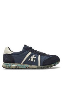 Premiata Sneakersy Lucy 6883 Granatowy. Kolor: niebieski. Materiał: materiał