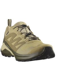 salomon - Buty trekkingowe męskie Salomon X-adventure Gtx Gore-tex. Kolor: beżowy. Materiał: syntetyk, tkanina, materiał. Szerokość cholewki: normalna. Technologia: Gore-Tex. Sport: turystyka piesza