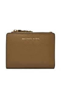 MICHAEL Michael Kors Mały Portfel Damski 32S4G8ED7L Brązowy. Kolor: brązowy. Materiał: skóra #1