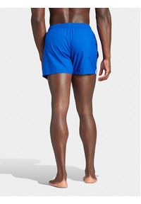 Adidas - adidas Szorty sportowe 3-Stripes CLX IS2057 Niebieski Regular Fit. Kolor: niebieski. Materiał: syntetyk. Styl: sportowy #5