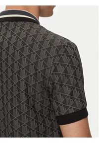 Lacoste Polo DH1417 Czarny Regular Fit. Typ kołnierza: polo. Kolor: czarny. Materiał: bawełna, syntetyk #5