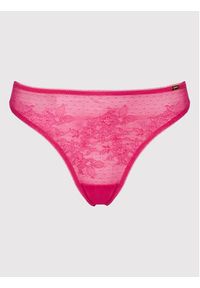 Gossard Stringi Glossies Lace 13006 Różowy. Kolor: różowy. Materiał: syntetyk #3