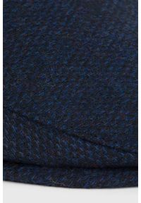 Pako Lorente - PAKO LORENTE – Granatowy kaszkiet męski. Kolor: szary, niebieski. Materiał: poliester, wełna. Sezon: zima. Styl: elegancki #2
