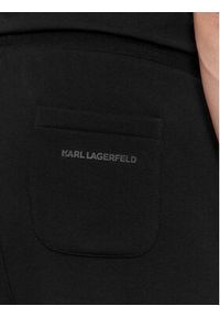 Karl Lagerfeld - KARL LAGERFELD Spodnie dresowe 705402 541900 Czarny Regular Fit. Kolor: czarny. Materiał: bawełna #2