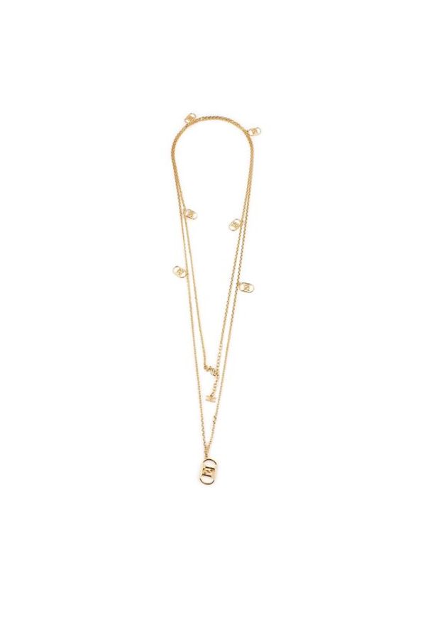 Elisabetta Franchi Naszyjnik CO-01M-42E2-V250 Złoty. Materiał: metalowe. Kolor: złoty